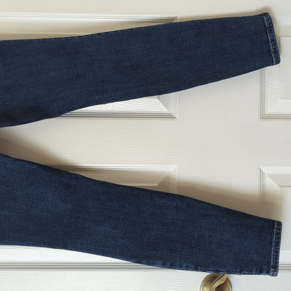 Good American Good Legs Dark Wash Mid Rise Ankle Cropped Skinny Jeans 12/31 - Picture 6 of 15